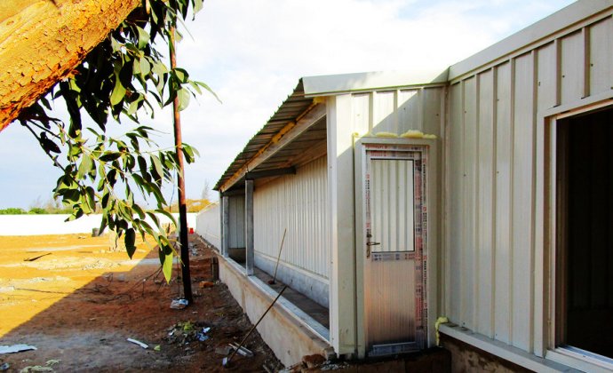 Mozambique poultry equipment installation site on spot